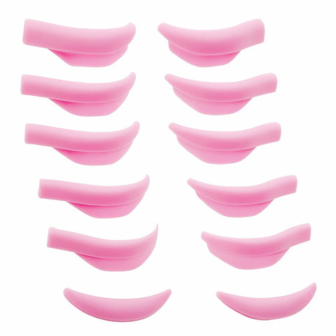 Libeauty Lash Lift Pads Rods,Eyelash Perm Rods,Super Soft Reusable Lash Lift Shields 5 Size S M M1 M2 L 10 Pcs Tender Eyelash Perming Curler Shield Pads Eyelash Lift Pads