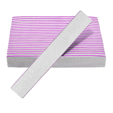 100/180 Grit Nail Files 10pcs - Heavy Duty