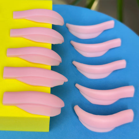 Lash Lift Pads, DIY Eyelash Lifting At Home, Eyelash Perm Rods, Y Brush Tool, Sky Blue Lashlifting Shields, Reusable Soft Silicone Curler Shields Fit and Stay on Eyes Firmly