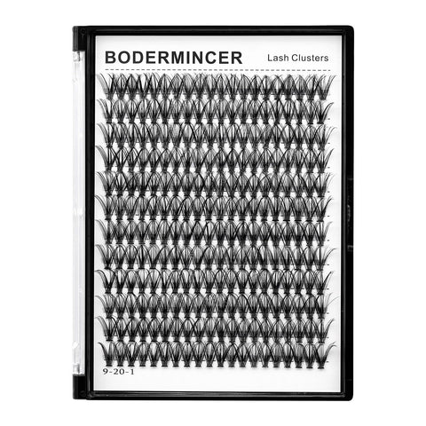 Scala 240pcs C Curl 10D/20D Cluster Eyelashes Mixed, 0.07mm /0.10 mm Mixed,8/9/10/11/12mm,10/11/12/13/14mm,12/13/14/15/16mm and Under Eyelashes Mixed Professional Makeup Individual Cluster Eye Lashes