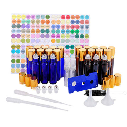TMIE 10ml Essential Oil Roller Bottle (24 Pack)