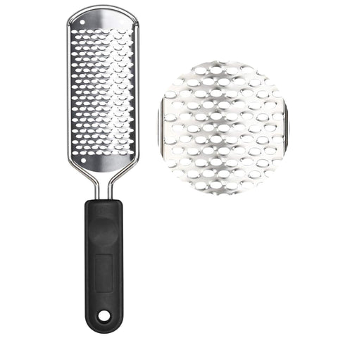 Foot Scrubber 2pcs, Callus Remover for Feet with Stainless Steel, Foot File Set of 2, Pedicure Tools, Foot Scrub Supplies