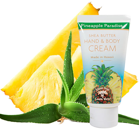 Island Soap and Candle Works Shea Butter Body Cream Pineapple Paradise