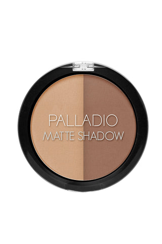 Palladio Beauty MATTE EYE SHADOW DUO - CITY LIGHTS, 0.09 oz (2.5 g) (Model Number: EDM #03)
