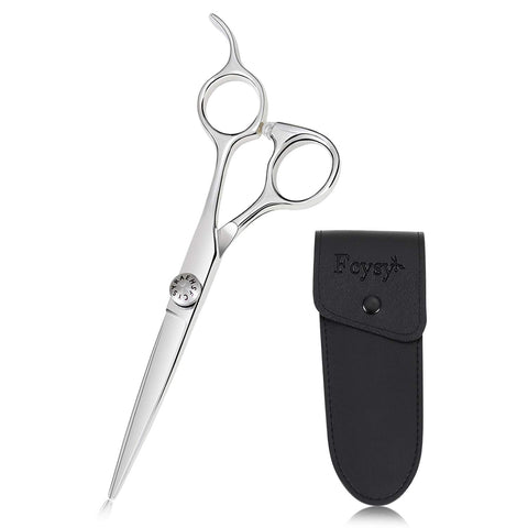 Hair Cutting Scissors Hair Shears, Fcysy Professional 6” Barber Haircut Salon Scissors, Sharp 440C Haircutting Scizzors Pro Hairdressing Sheers for Cutting Hair, Siccors to Cut Hair for Women Men Pet