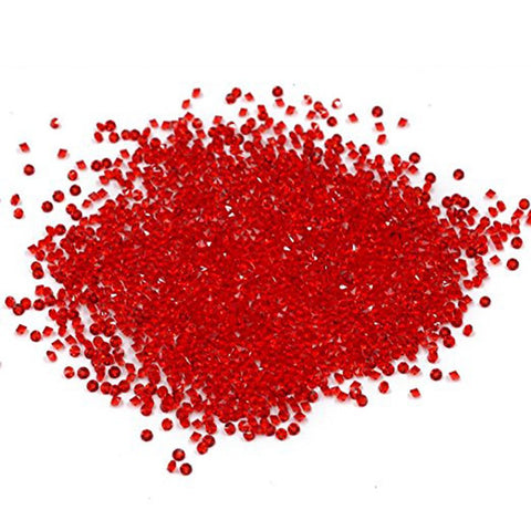 Red: Minejin Nail Art Mini Rhinestones Micro Crystals Sharp Bead Phone Mini Gems Diy Art Decoration Need Glue 1400Pcs (Red)