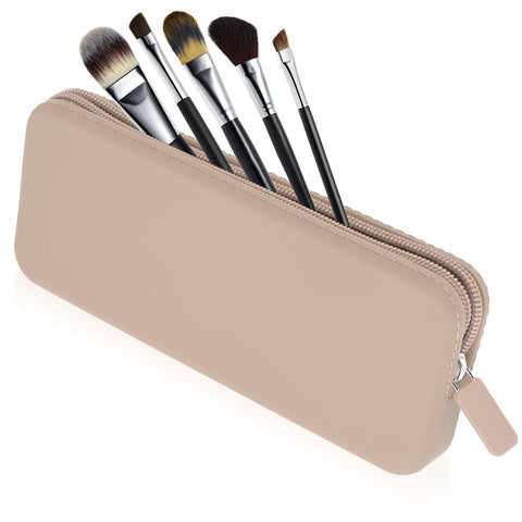 Sakolla Travel Makeup Brush Holder, Khaki