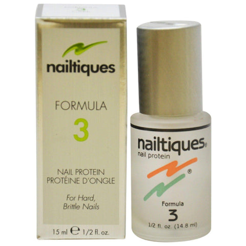 Nail Protein Formula, No. 3 Women Manicure by Nailtiques, 0.5 Ounce