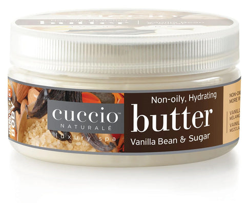Cuccio Body Butter Blend, Vanilla Bean and Sugar, 8 Ounce