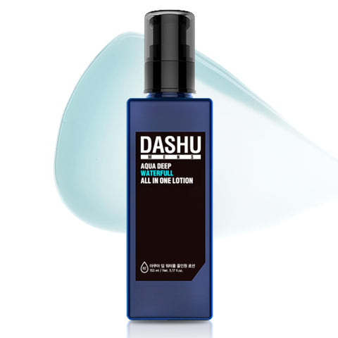 DASHU Aqua Deep Waterfull All in One Lotion for Men 5.17oz â€“ Anti-Wrinkle, Face Moisturizer Lotion