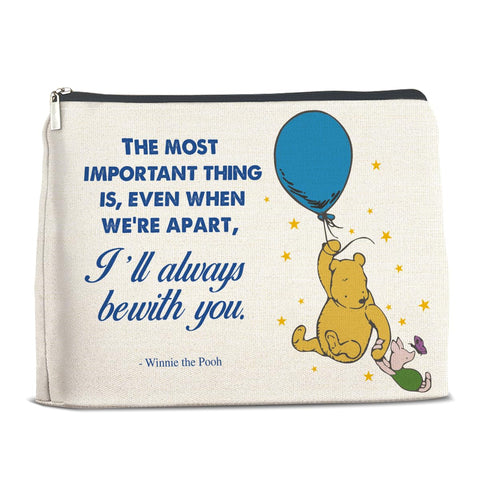 YeleY Friendship Gifts Winnie the Pooh Gifts for Women Girls Friends Cute Winnie the Pooh Cosmetic Makeup Bag for Teens Girls Women Friends Soul Sister, multicolor