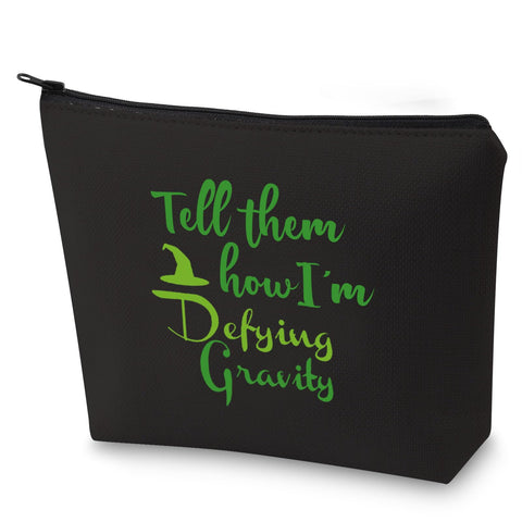 G2TUP the Musical Inspired Broadway Musical Cosmetic Bag Music Lover Gift Tell them How I’m Gravity, Gravity makeup bag, Makeup Bag
