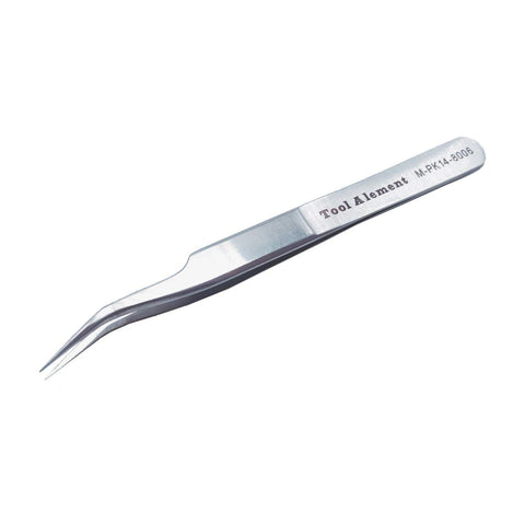 Tool Alement Canadian Stainless Steel 14cm Long Tip Eyelash Tweezer M-PK14-8006