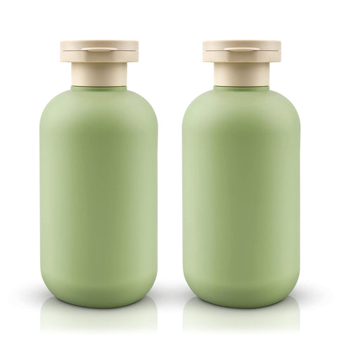 Cosywell Squeeze Bottles with Flip Cap 6.8OZ Plastic Refillable Travel Containers for Toiletries Shampoo and Conditioner Travel Bottles 2 Pack