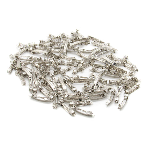 AUEAR, 100 Pack French Barrette Hair Clips 50mm 2 Inch for DIY Clip Craft Bows