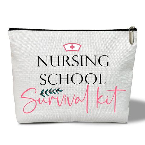 rizotus Makeup Bag for Women, Inspirational Gift for Her, Women, Girl, Daughter, Wife, Teacher, Makeup Bag Purse, Toiletry Makeup Bag Pouch Travel Accessories, Nursing School Kit-03