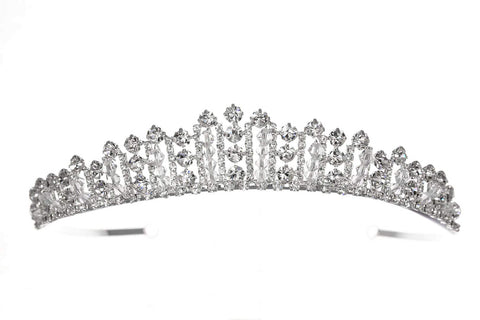 SAMKY Regal Princess Rhinestone Crystal Bridal Wedding Tiara Crown T1143