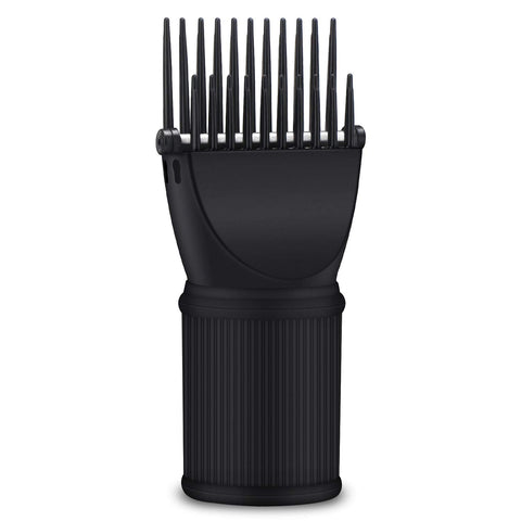Segbeauty Comb Attachment for Hair Dryer, Segbeauty Blow Dryer Pik Concentrator Nozzle Brush Attachments Hairdressing Styling Salon Tool for Straightening Detangling Fine, Wavy, Curly, Natural Hair
