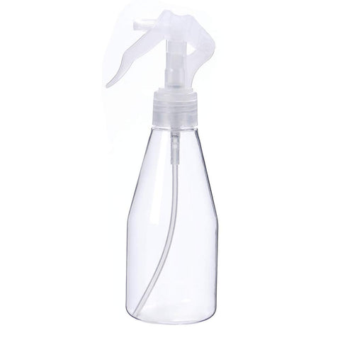 AKOAK 1 Pack 200ML Portable Transparent Plastic Spray Bottle Conical Pouring Vase Hair Makeup Moisturizing Atomizer