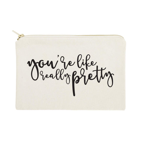 You're Really Pretty: The Cotton & Canvas Co. You're Like Really Pretty Cosmetic Bag and Travel Make Up Pouch