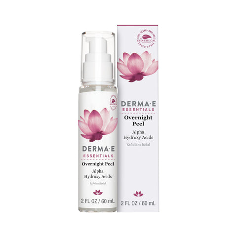Derma E : Evenly Radiant Overnight Peel With Alpha Hydroxy Acids, 2 Oz