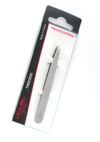 Sam Cosmetic Brow Tweezer Superfine Hand Sharpened Inox Steel- Crab Type - 9.5 cm