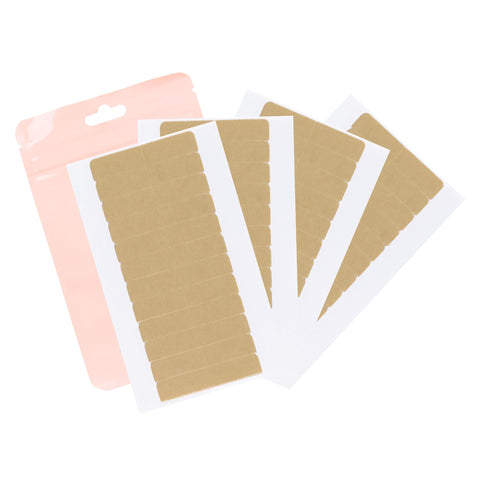 GOO GOO Hair Extensions Tape Tabs Double Sided Adhesive Replacement Professional Strong No-Residue Tape for Extensions Human Hair, 48pcs 1.6*0.3inch per piece