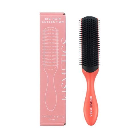 KISMETICS - Big Hair Tools, Carbon Styling Brush, Withstand High Heat, Reduce Static for Curly, Wavy, Long, Thick Hair…