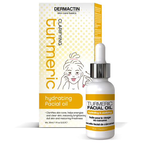 Dermactin-TS Turmeric Hydrating and Clarifying Facial Oil - Tumeric Face Oil 1 oz.