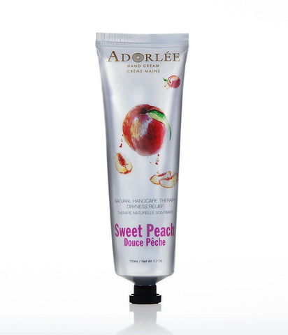 ADORLÉE Hand Cream, Sweet Peach, 5.2 oz.