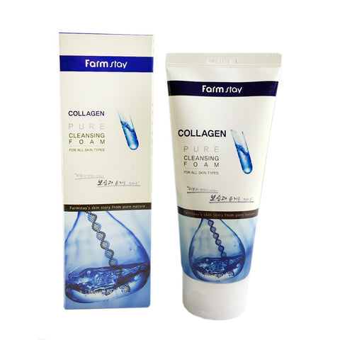 Farm Stay Korean Pure Cleansing Foam - Collagen [ 180ml.