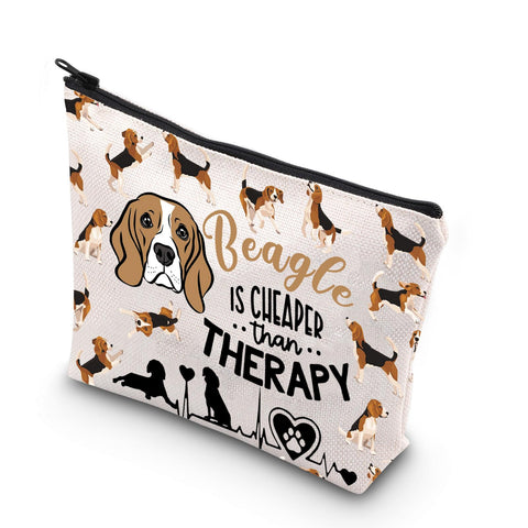 JNIAP Beagle Cosmetic Makeup Bag Beagle Mom Gifts Beagle Owner Gifts Beagle Zipper Pouch Beagle Lover Gifts, Beagle cheaper, Fit