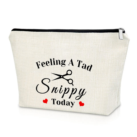 Hairdresser Gifts for Women Hair Stylist Gifts Makeup Bag Cosmetology Graduation Gift Hairdresser Appreciation Gift Cosmetic Bag Thanksgiving Christmas Birthday Gift Cosmetic Travel Pouch