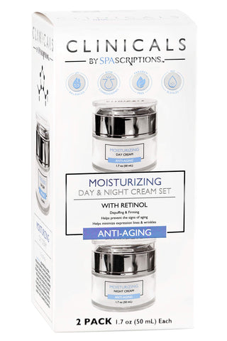 Clinicals- Lift & Firm Day & Night Cream Set - 2 Pack (1.7oz) (Retinol: Moisturizing)