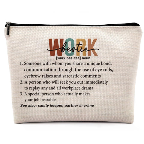 Dwept Emotional Support Coworker Makeup Bag, Employee Appreciation Gifts, color-3