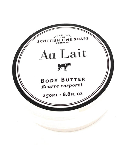 Scottish Fine Soaps Au Lait Extra Nourishing Body Butter - 8.8 oz. Jar by The Scottish Fine Soaps Company