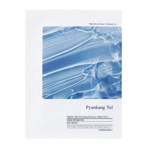 PYUNKANG YUL Highly Moisturizing Mask Pack 10 PCS - Korean Ceramide Vitamin Face Sheet Mask Skin Care Products - Beauty Face Mask Containing Panthenol, Hyaluronic Acid, Tea Tree, Centella and Cica