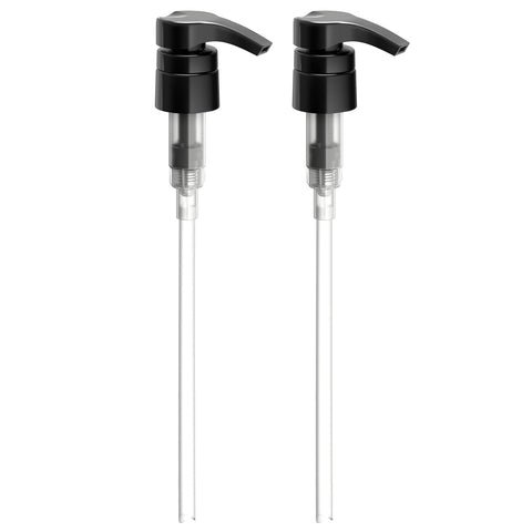Bar5F Pack of 2: Universal Shampoo/Conditioner Dispenser Pump for 1 Liter (33.8 Ounce) Bottles - Black (Pack of 2)