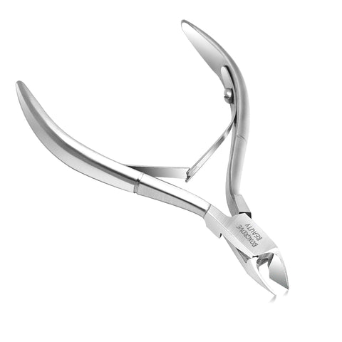 Professional Cuticle Cutter & Pusher Trimmer Manicure Tools with Double Spring– Perfect Nail Care Tool for Manicure & Pedicure Beauty at Home/Spa/Saloon (Silver)