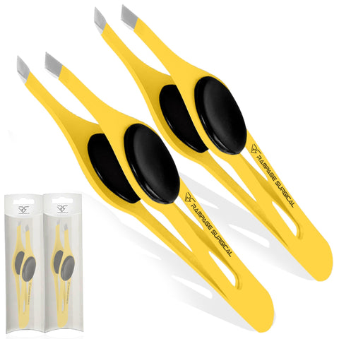 Eyebrow Tweezer Yellow, Yellow