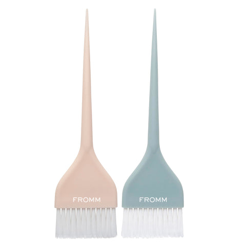 Fromm Color Studio 2-1/4" Soft Wide Feather Color Brush 2-Pack for Hair Stylist with Tapered Tips for Balayage, Blending, Freehand Painting, All Hair Types