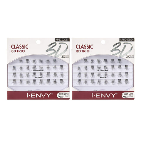 i-ENVY 3D Trio Classic Medium Lashes (2 PACK)