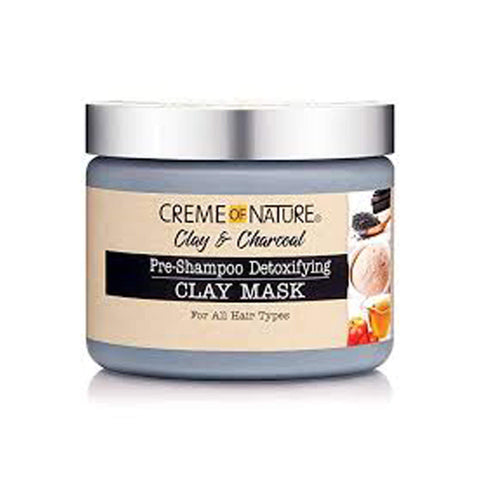Creme of Nature Clay & Charcoal Creme Of Nature Clay & Charcoal Pre-shampoo Detoxifying Clay Mask, 11.5 Ounce