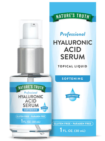 Natures Truth Natures Truth Professional Hyaluronic Acid Serum Softening Unsented, 1 Oz, 1 Ounce