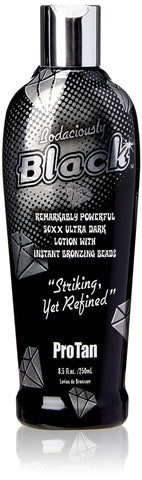 Pro Tan BODACIOUSLY BLACK 50XX with Bronzing Beads - 8.5 oz.