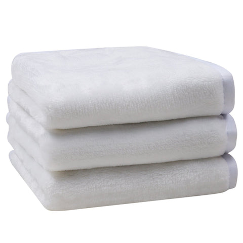 White: Lifaith Microfiber Makeup Removal Cloths Ultra Soft Facial Cloths, Pack Of 3, 12 X 12-Inch White