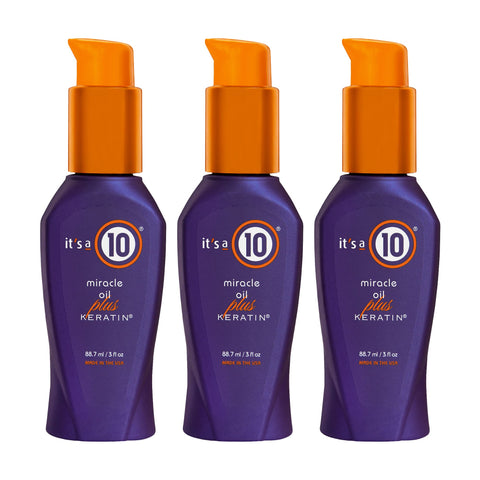 it's a 10 Miracle Oil plus Keratin 3 oz (Pack of 3)