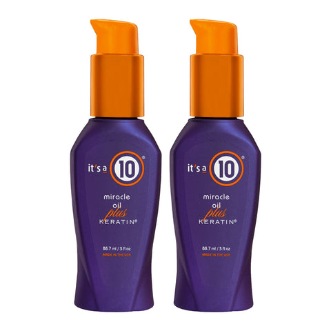 it's a 10 Miracle Oil plus Keratin 3 oz (Pack of 2)