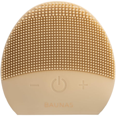 BAUNAS Nourivibe Facial Cleansing Brush | Waterproof Silicone Face Scrubber | Sonic Ultra-Soft Exfoliator | Deep Pore Cleansing Massager | Sand
