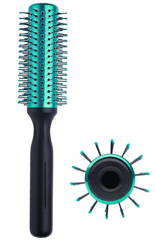 Round Hair Brush Blow Drying Curling Brush with Nylon Bristles
